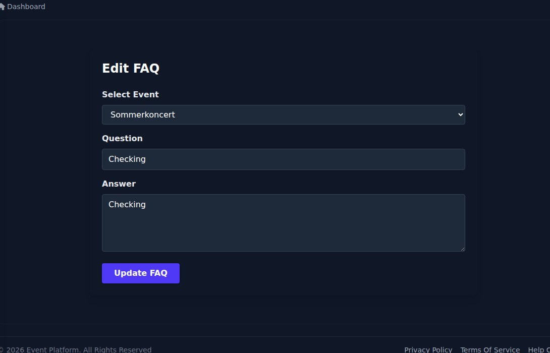 Bilbaro flow screenshot: Rediger FAQ Top