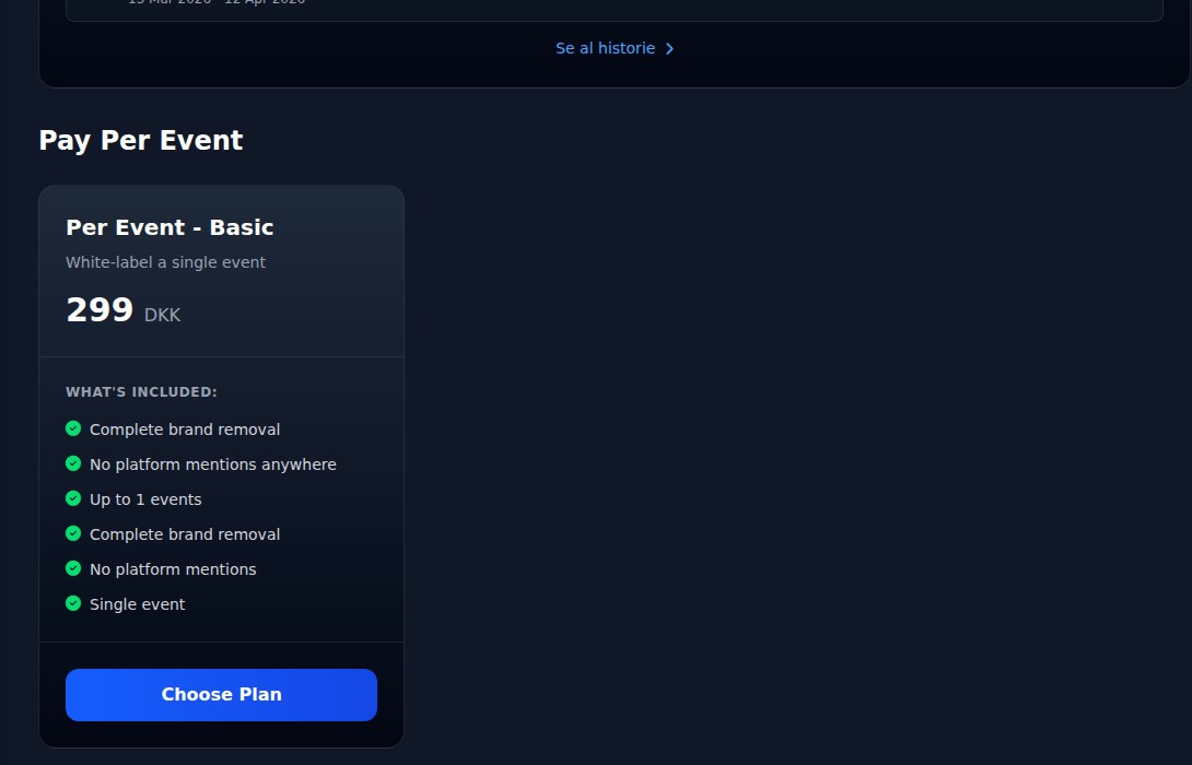 Bilbaro flow screenshot: Hvidliste Midt