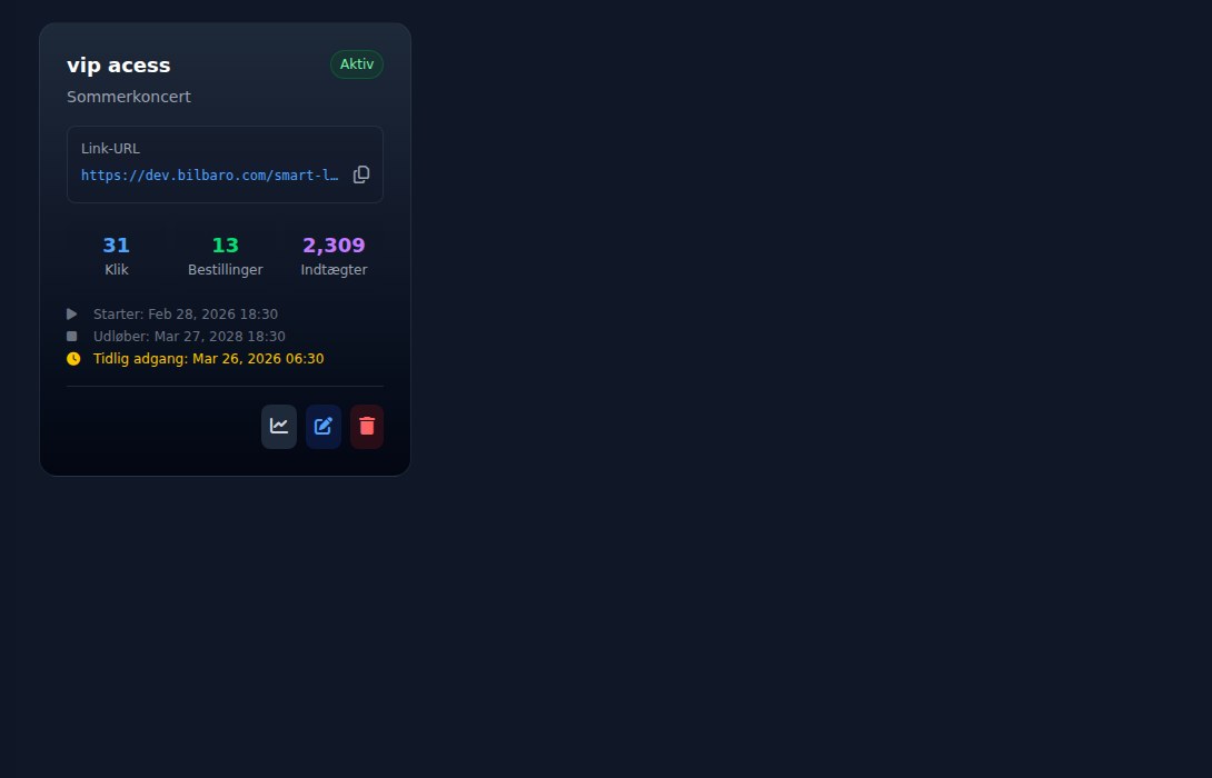 Bilbaro flow screenshot: Smarte links Bund