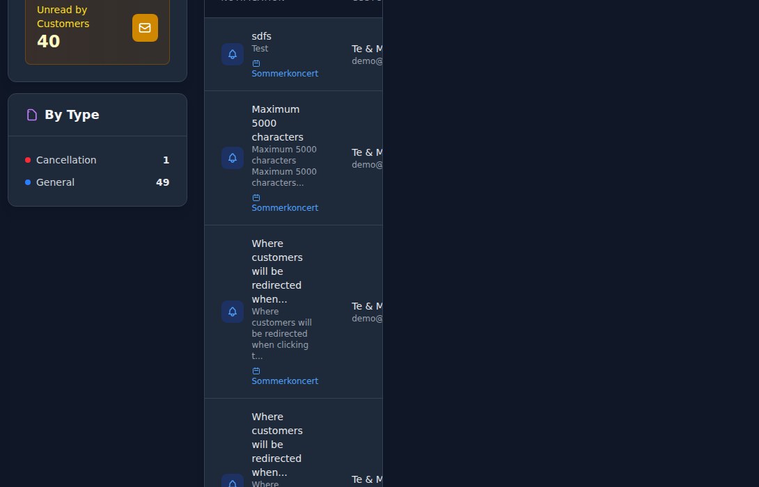 Bilbaro flow screenshot: Notifikationer Midt