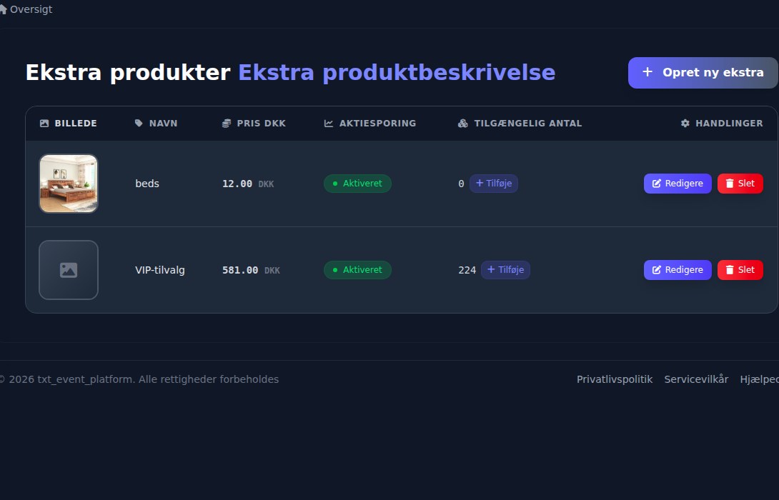 Bilbaro flow screenshot: Alle ekstra Top