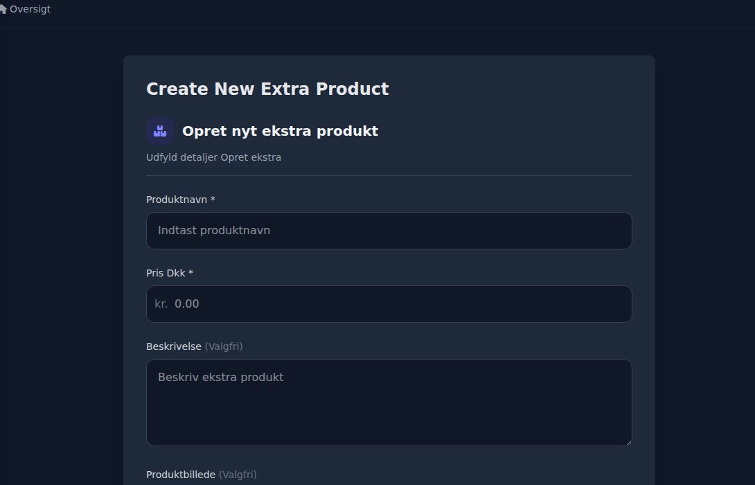 Bilbaro flow screenshot: Opret ekstra Top