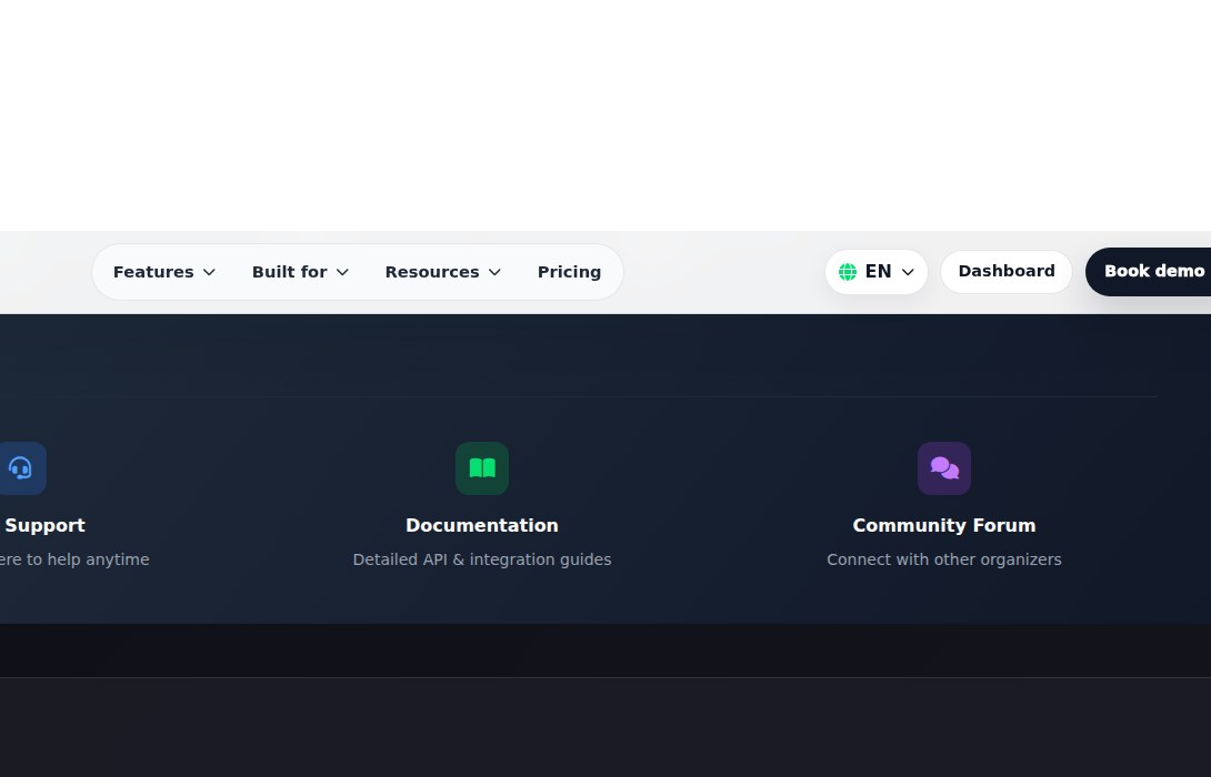 Bilbaro flow screenshot: Support Bund